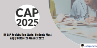 IIM CAP 2025: Registration Starts; Last Date for Application Form Submission is January 21